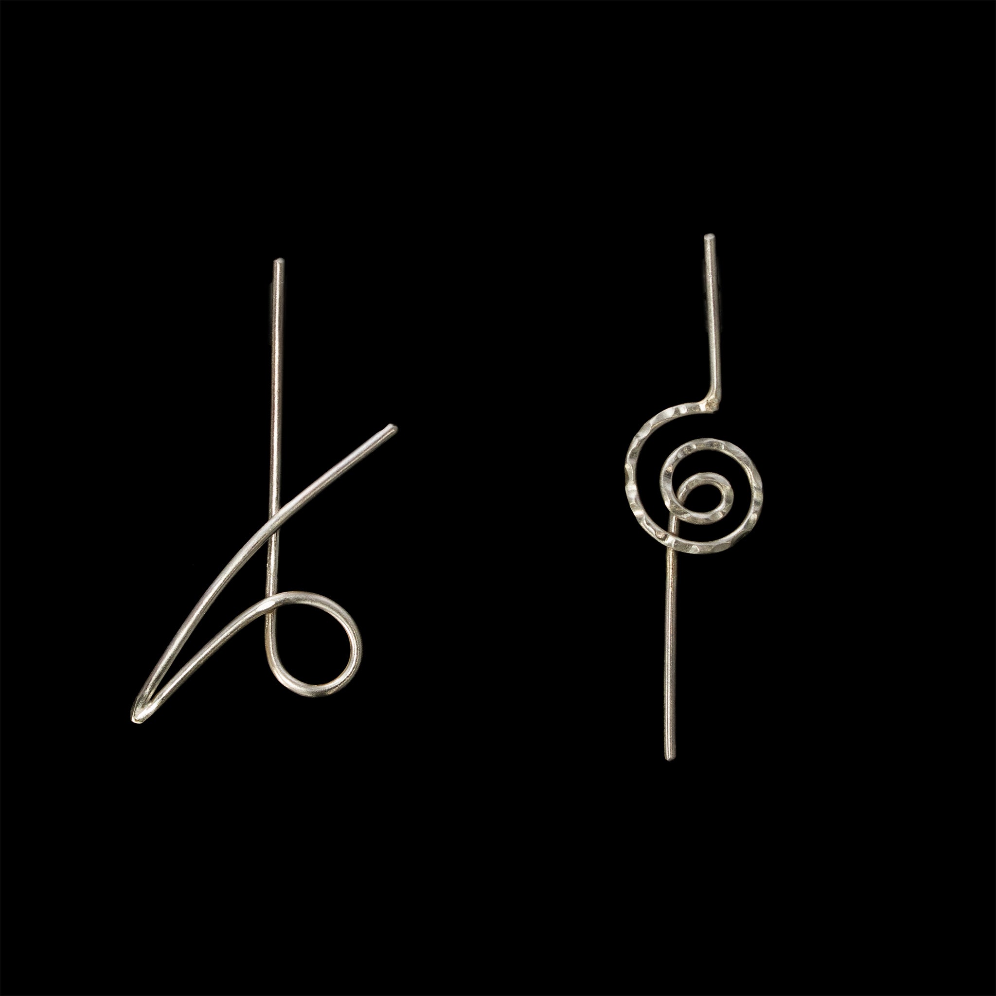 Scribbles earrings by Rouaida.