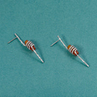 Spiral earrings by Rouaida.