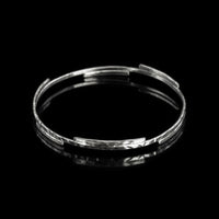 Epoch bracelet in sterling silver by Rouaida.