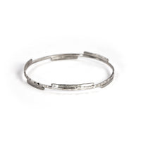 Epoch bracelet in sterling silver by Rouaida.