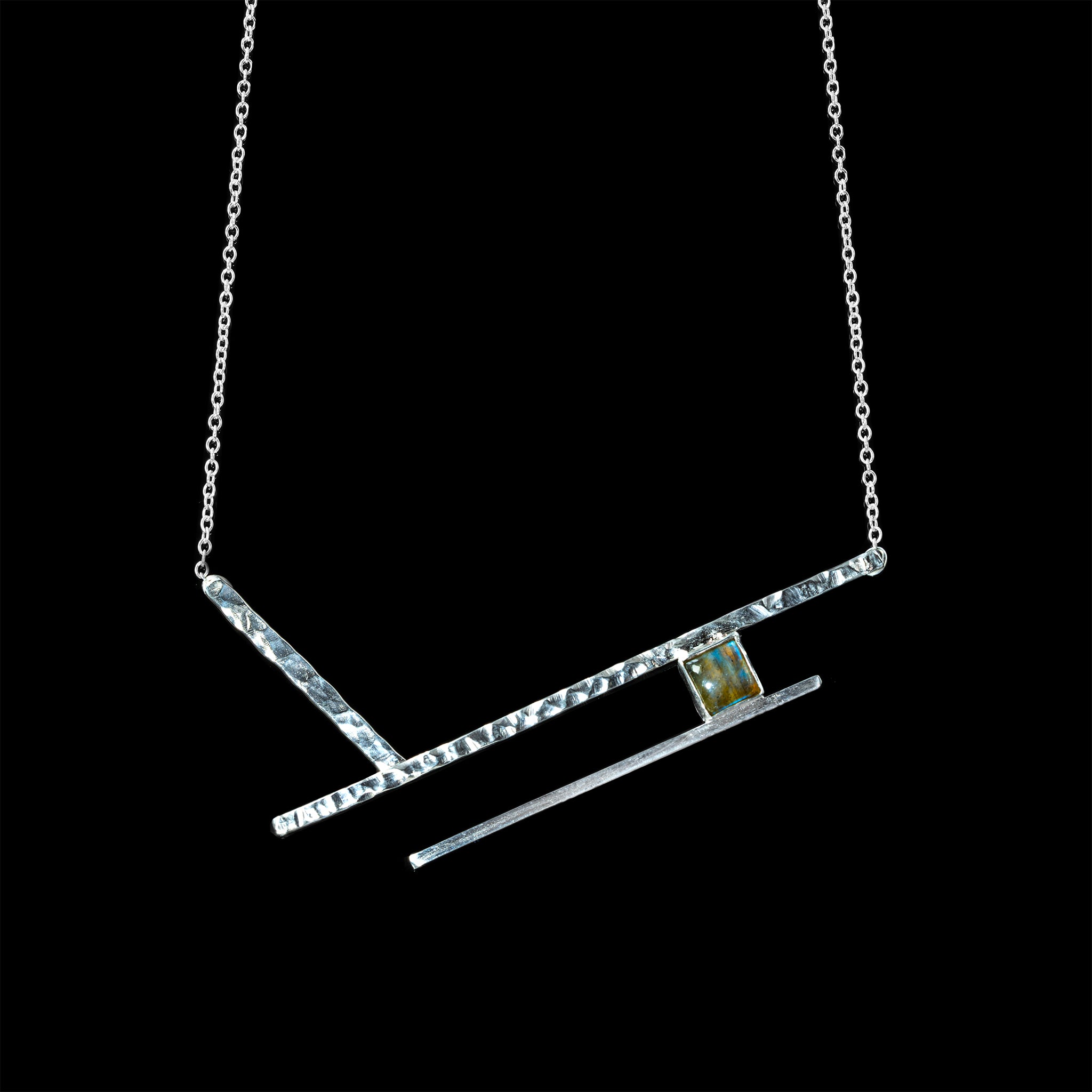 Switchback necklace by Rouaida.