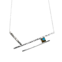 Switchback necklace by Rouaida.
