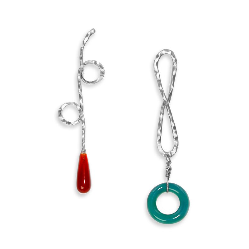 Doodles earrings by Rouaida.