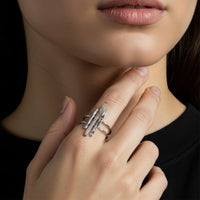 Illustration showing how the Epoch ring looks when worn.