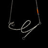 Scribbles necklace by Rouaida.