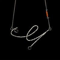 Scribbles necklace by Rouaida.
