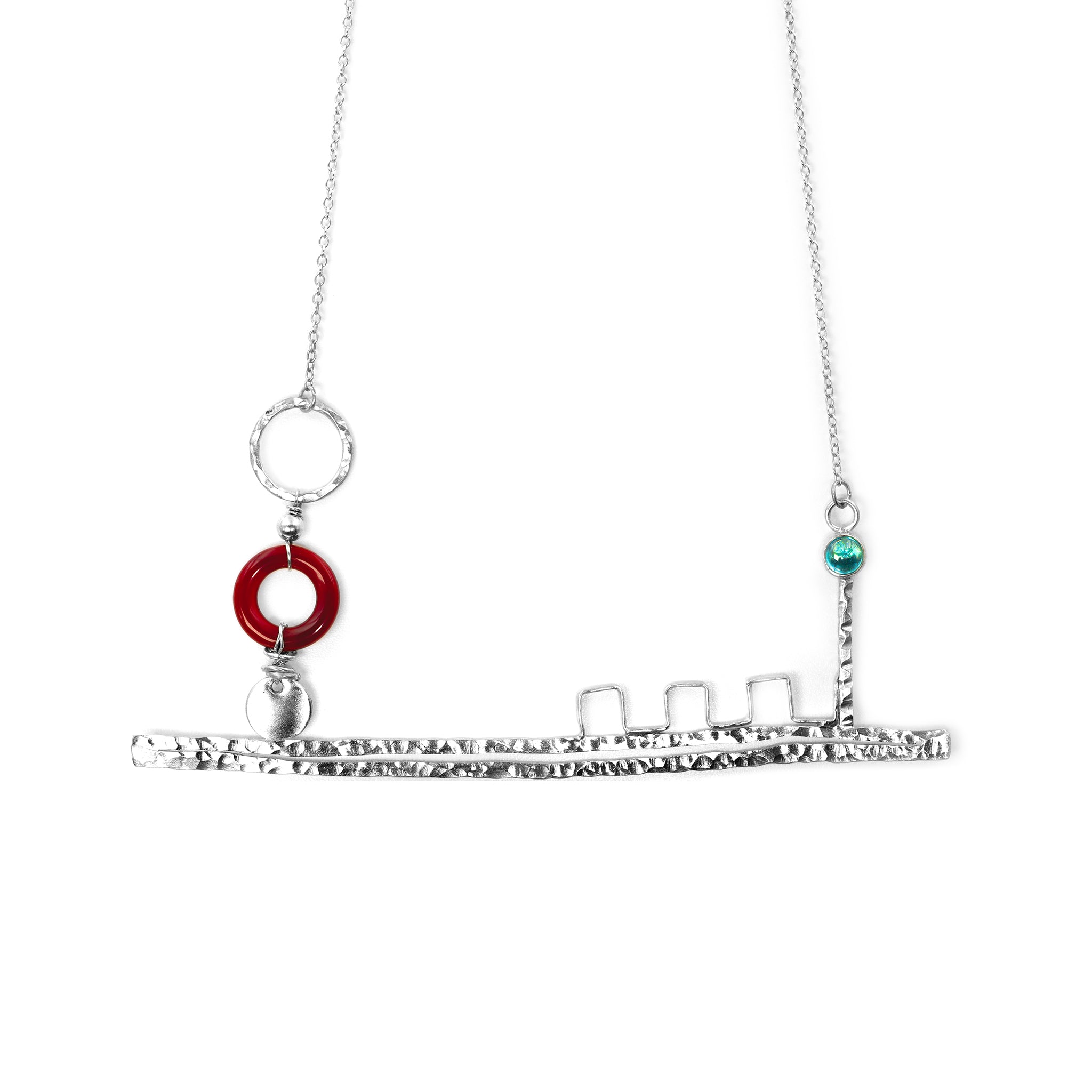 Wavefront necklace by Rouaida.