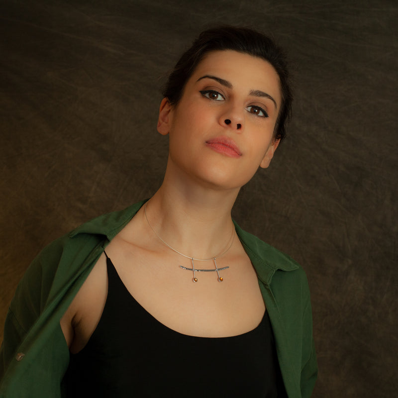 Duality necklace by Rouaida.