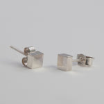 Elemental studs in solid sterling silver by Rouaida.