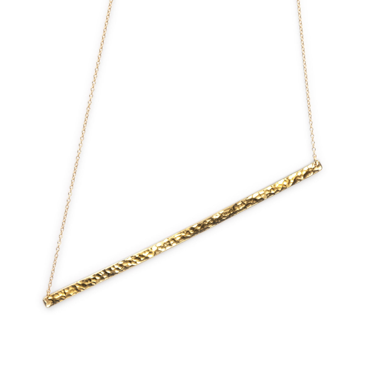 Gold plated Infinity necklace on sterling silver by Rouaida.