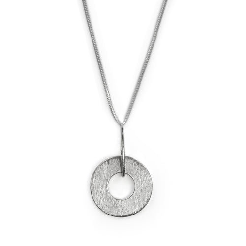 Sterling silver Origin necklace by Rouaida.